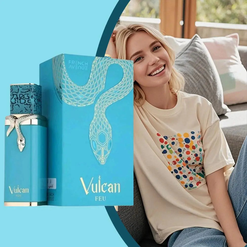 Fragrance Vulcan Feu Middle Eastern Dubai Arabic Perfume Unisex Long-Lasting Fragrance Eau De Parfum For Men Women Luxury