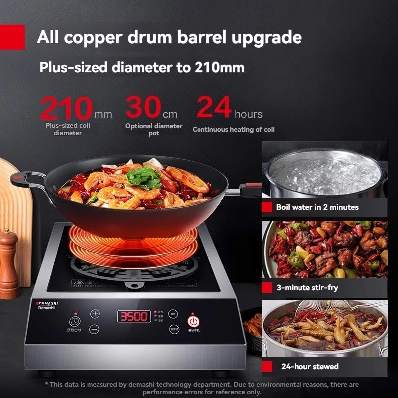 Commercial Induction Cooker 3500w High-power Hotel Flat Induction Cooker