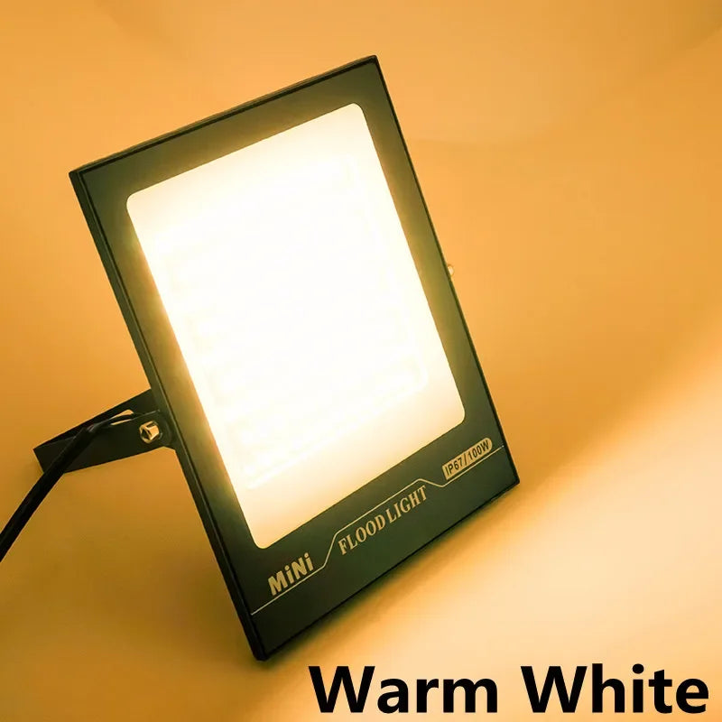 LED Flood Light 220V 10W 20W 30W 50W 100W 150W 200W IP67 Waterproof Outdoor FloodLights for Garage Street Garden Yard Lighting