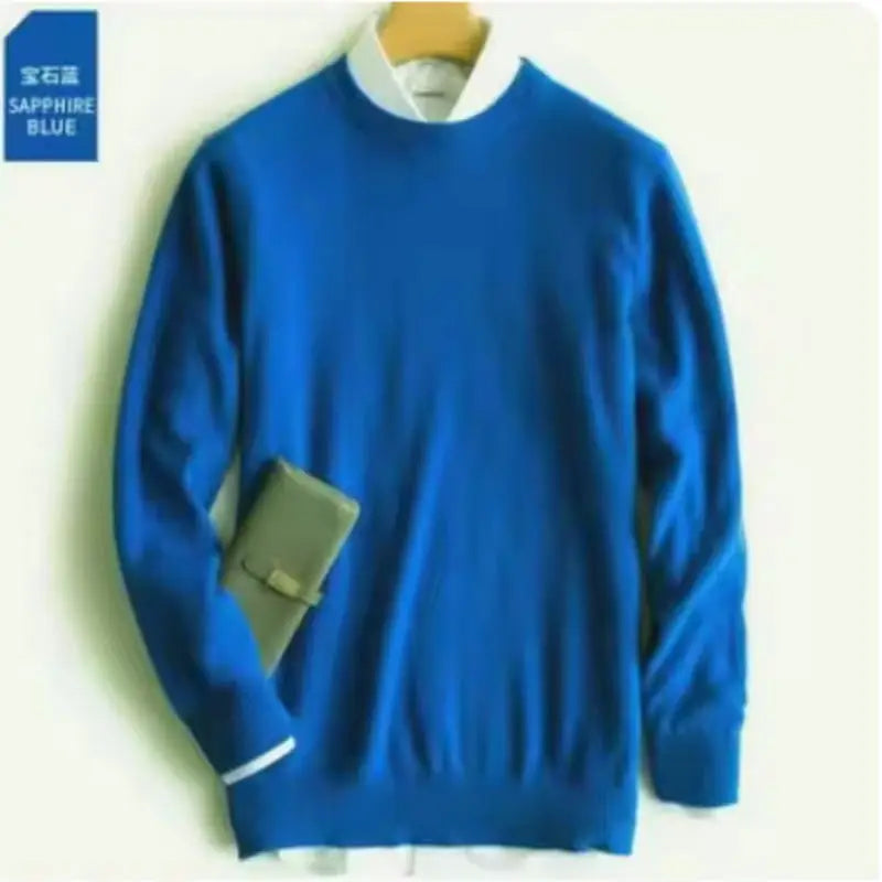 Cashmere Cotton Blended Thick Pullover Men Sweater 2025 Autumn Winter Jersey Hombre Jumper Pull Homme Hiver Knitted Sweaters