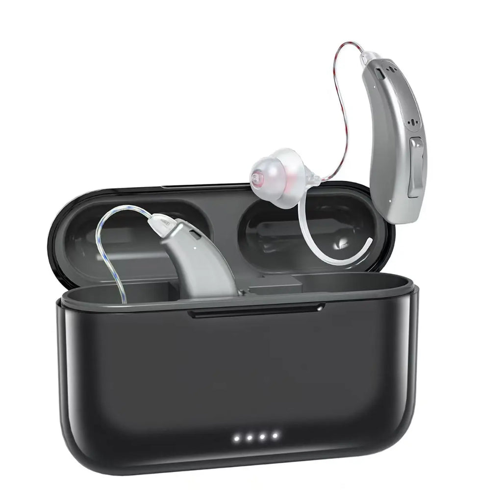 New Hearing Aids with Noise Cancellation Bluetooth Rechargeable Hearing Aids for Seniors Hearing Aid High Quality Audifonos