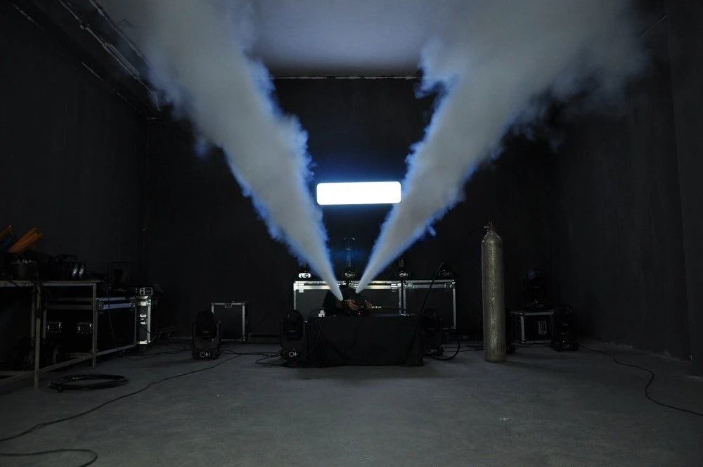 Double tube carbon dioxide air column machine