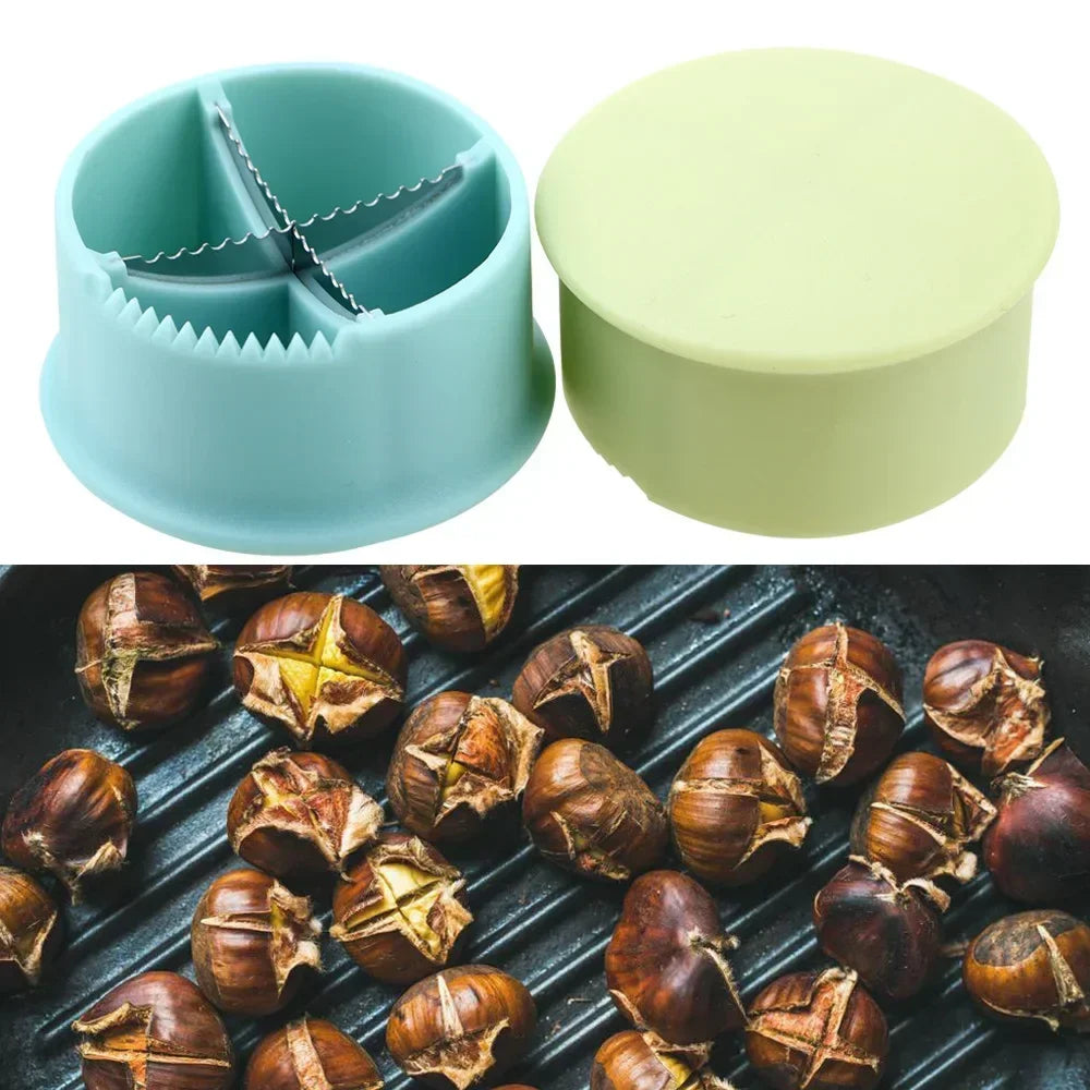Chestnut Cross Open Knife Chestnut Cutter Sheller Walnut Pliers Nut Cracker Sheller Nut Opener Kitchen Gadgets Home Gadgets