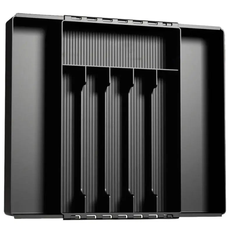 G6KF Effective Kitchen Drawer Cutlery Organizers Convenient Drawer Cutlery Storage Holder Case Space Saving Utensils Sorter