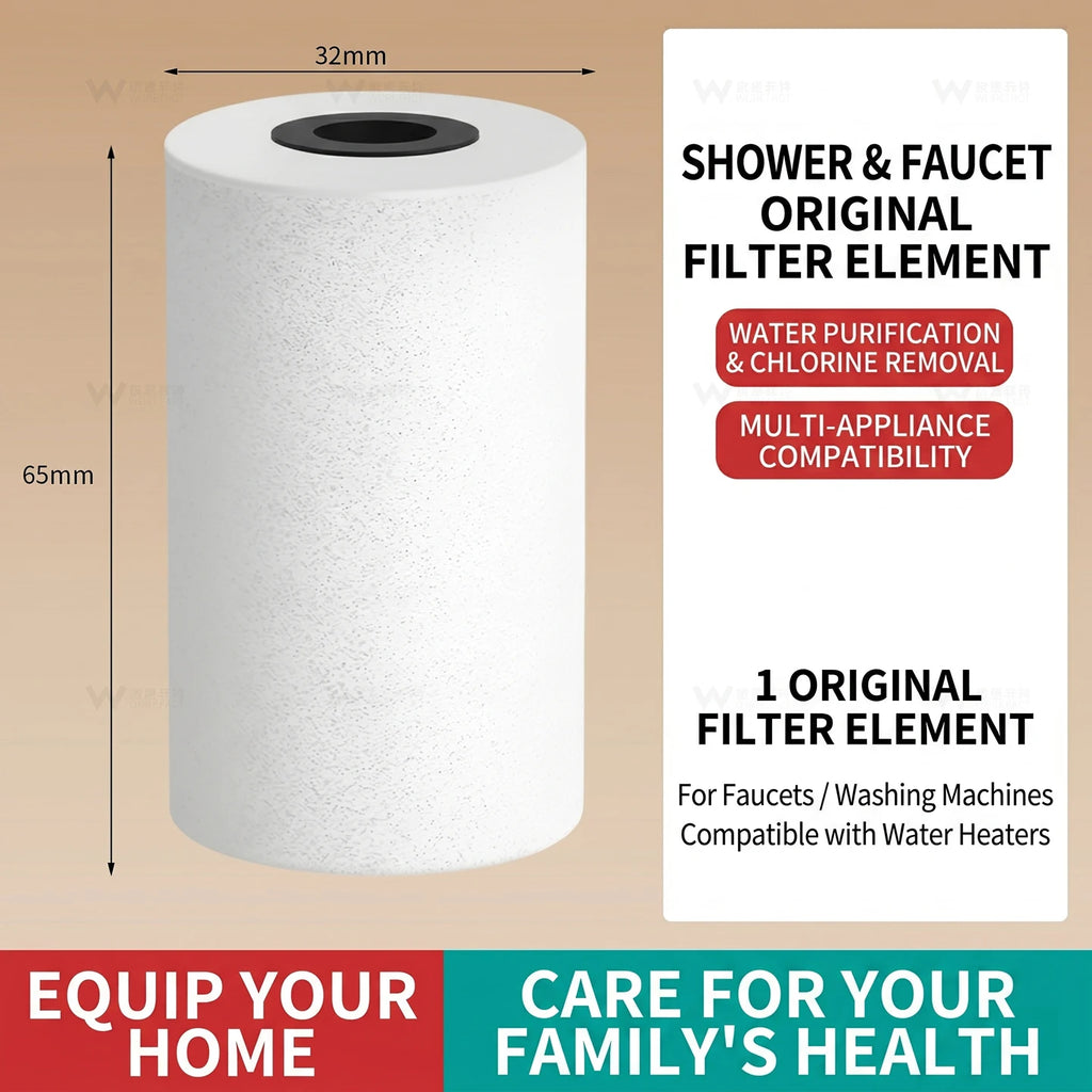 Water Heater Pre Filter Shower Head Filter Transparent Window 20mm Universal Connector Hard Water Purifier Accessory