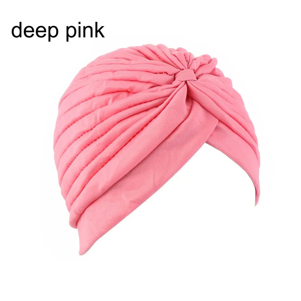 Women Head Wrap Ladies Head Cover Stretchy Turban Muslim Hat Bandana Scarf Hair Loss Chemo Cap Headwear