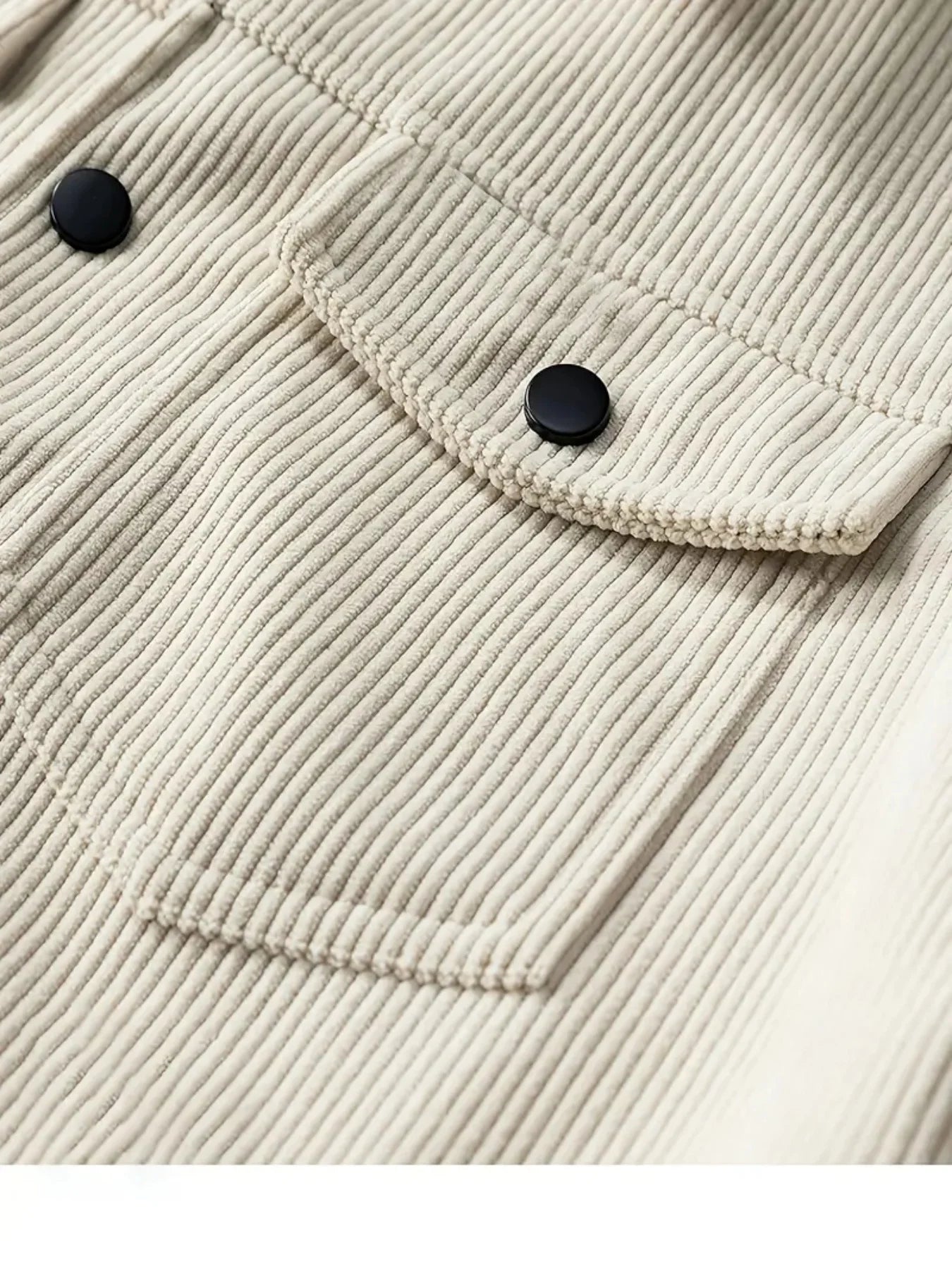 The 2025 new autumn corduroy jacket for men with a lapel, a trendy Japanese style loose coat