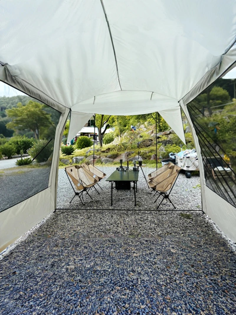 Portable Waterproof SUV Tail Tent Lohascamping Car box docking tent  3-4 people Dome tent Sunshade Tunnel style tent,Large tent,