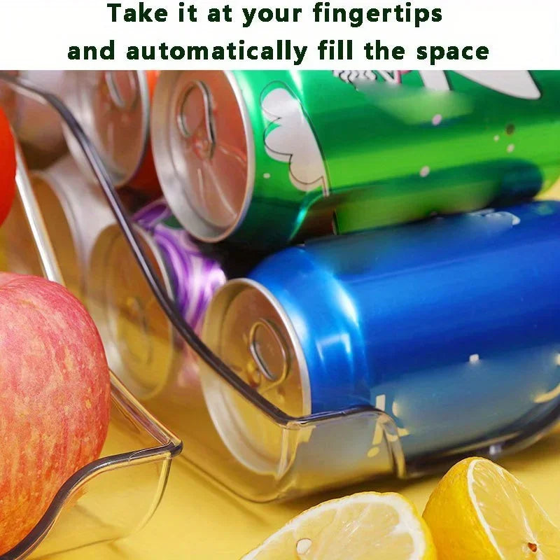 Refrigerator Storage Box Fridge Organizer Kitchen Storage Cans Soda Cans Storage Cans Basket Storage Containers Pantry Organizer