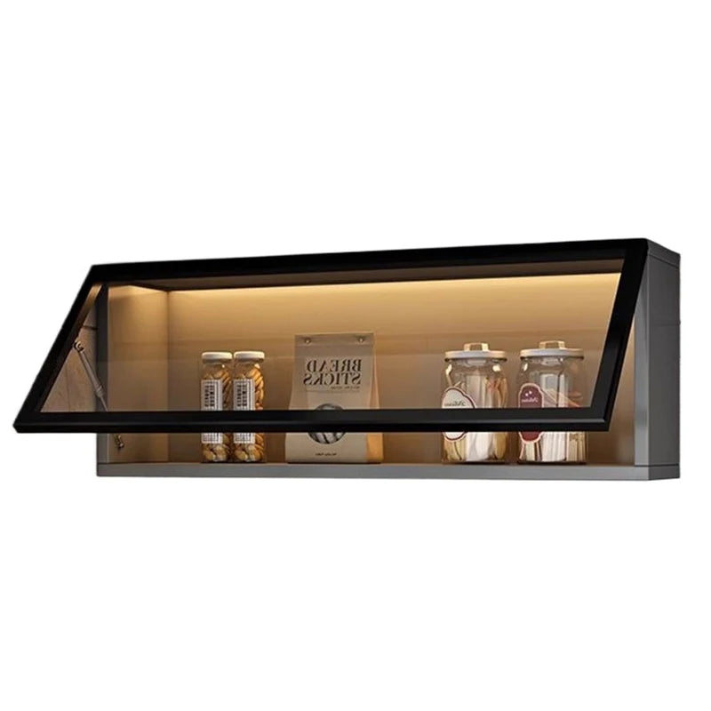 Kitchen Accessories Organizer Wall Mounted Kitchen Racks Modern Floating Cupboards Storage Organizers Suspended Storage Shelf