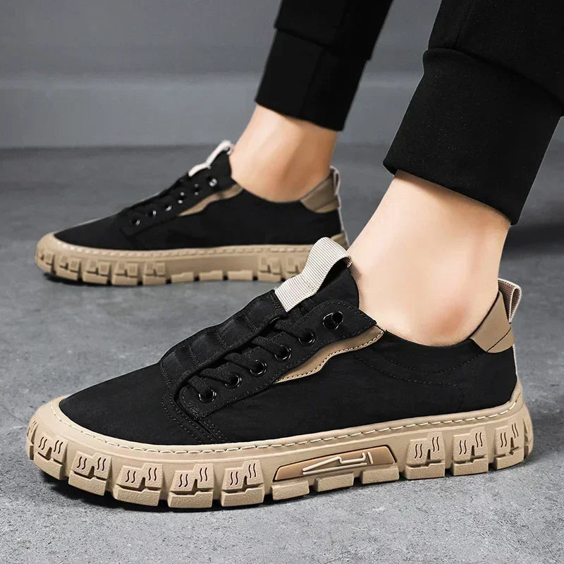 2025 Men Casual Sneakers Mesh Platform Breathable Lightweight Shoes Outdoor Walking Sports Shoes Tenis Masculino Zapatillas