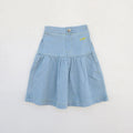 Ali Co SS26 Blue Denim collection Cotton boys girls outfits dress skirt shirt and overalls