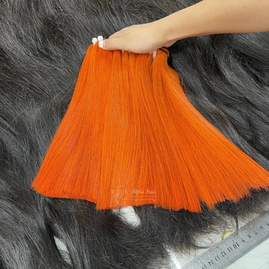 Highest Quality Mirror Bone Straight Human Hair Extensions Unprocessed Lace Front Bundles with Beauty Hair Wigs Light Color