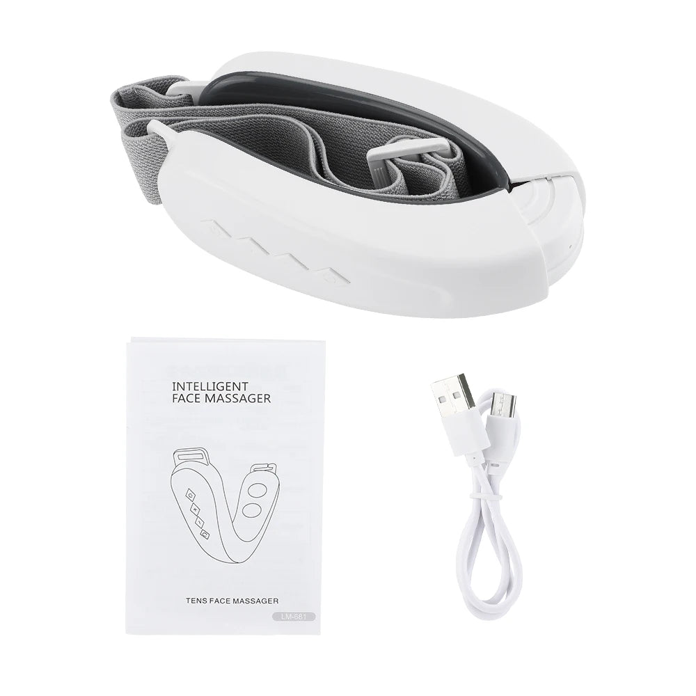 V Line Face Lift Massager Portable Facial Massage Device Rechargeable LED Display Facial Beauty Instrument 5 Modes