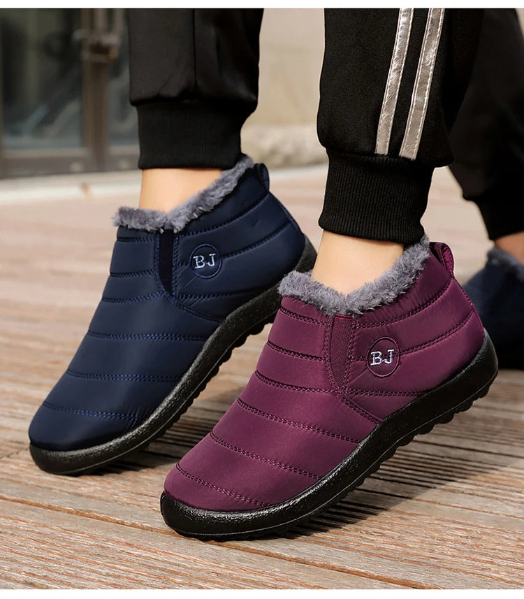 Men Sneakers Keep Warm Winter Sneakers For Couple Winter Shoes Men Casual Sneaker Chaussure Hommes Lightweight Fur Shoes Loafers