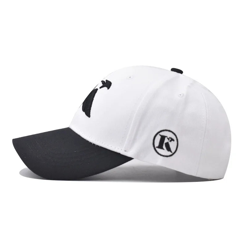 Baseball Cap Sun hat K letters Embroidery Spring Autumn baseball Color stitching Sport cap Hip Hop Fitted Cap