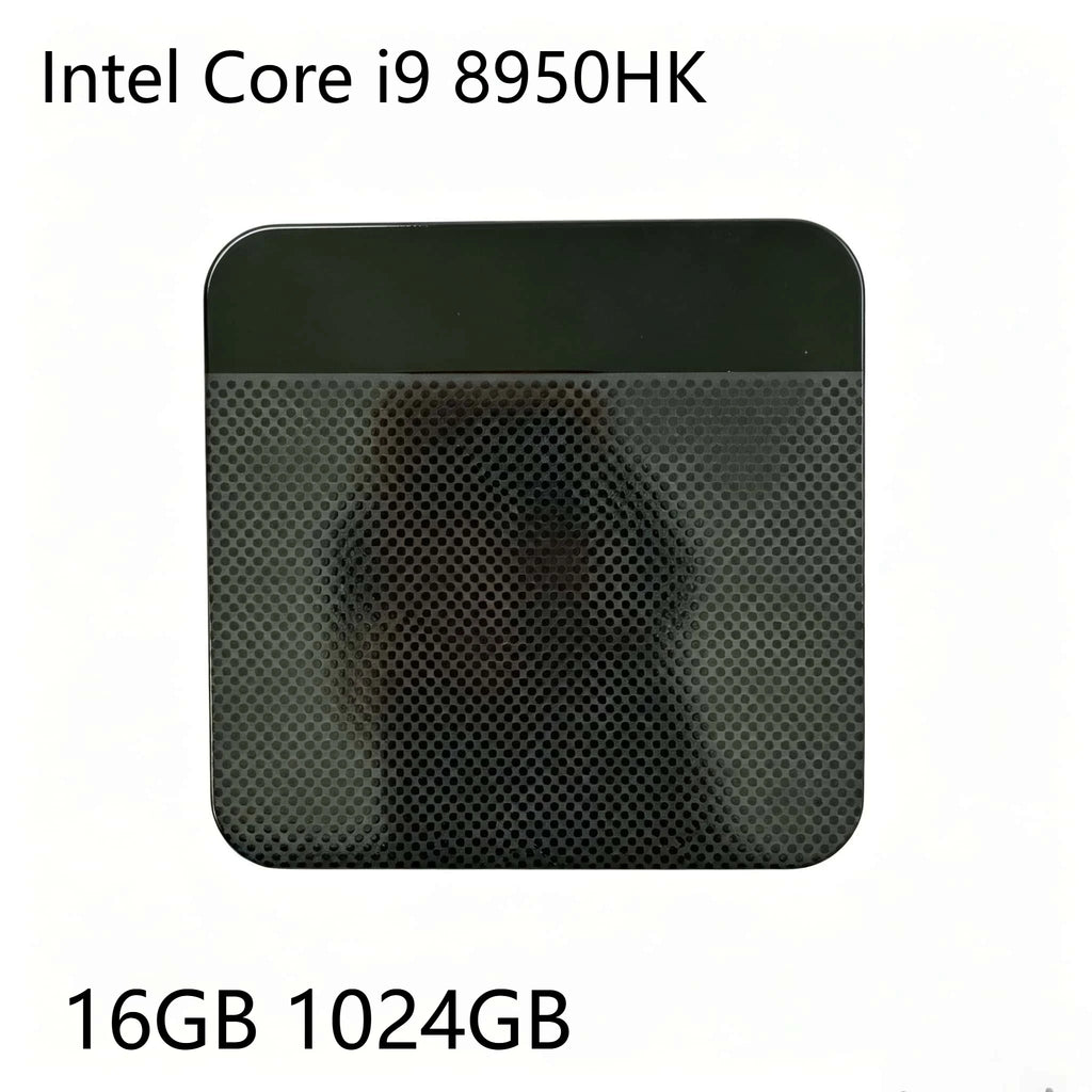 Intel Core i9 8950HK Portable Mini PC Triple 4K Display 16GB DDR4 WiFi6 BT5.2 Silent Cooling Home Office Desktop Pro Fast