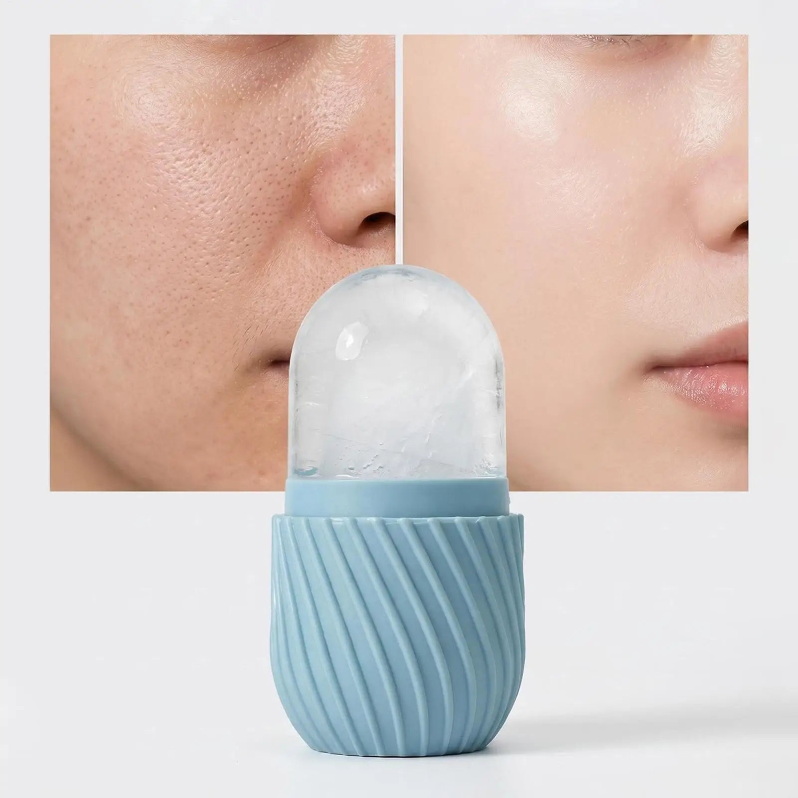 Face Ice Roller mold Beauty facial ice tray Massage silicone ice tray Facial Massager Face Lifting Beauty Skin Care Tools
