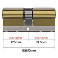 High Quality European Standard Cylinder Super C-level Anti-theft Door All Copper Lock Core, Household All Metal 8pcs Master Keys