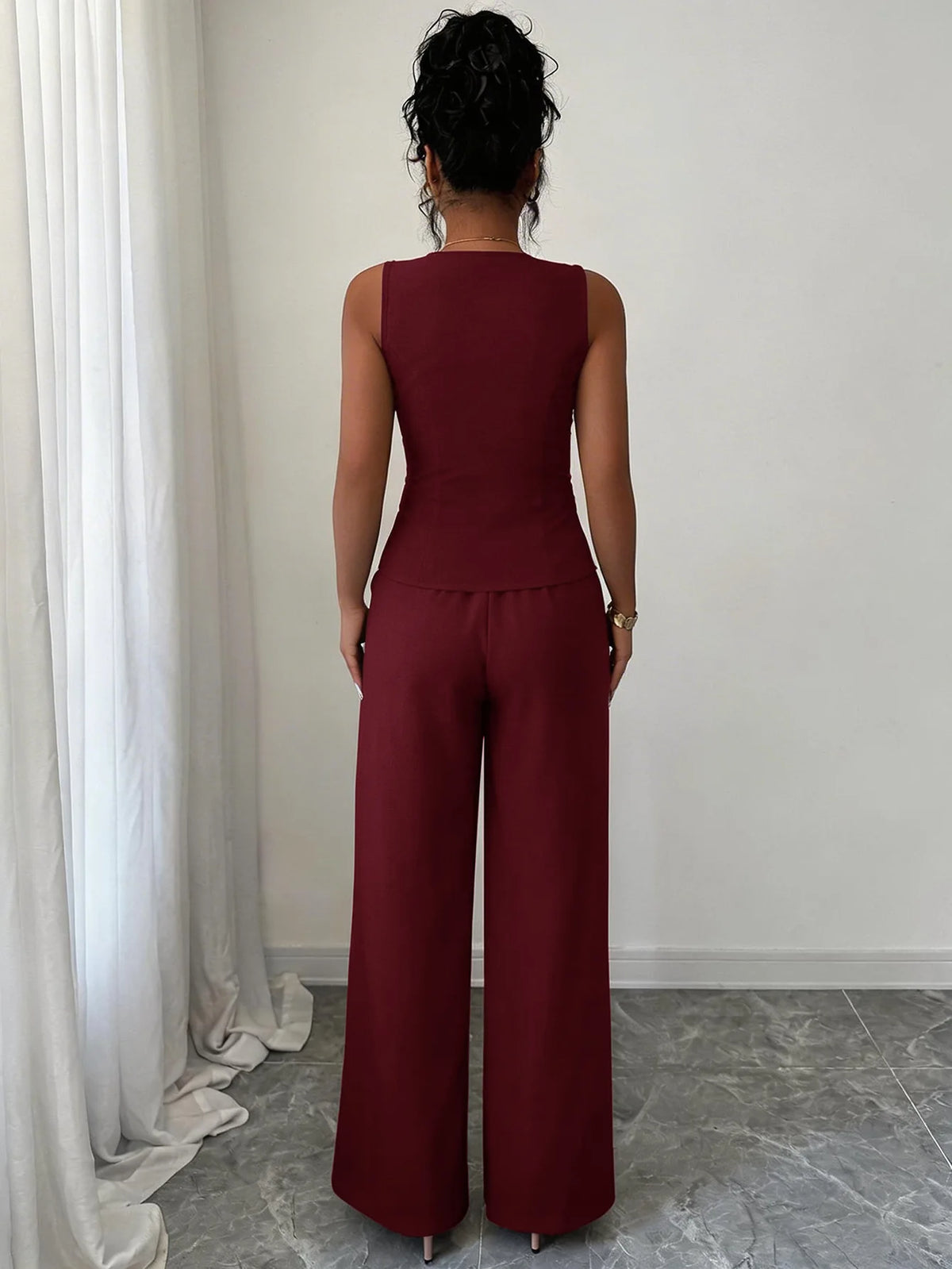 Women's 2026 Spring/summer Casual Chic Urban Hot Girl Color-block Sleeveless Blazer Set Wedding Dress Femme Clothes Lace Beach