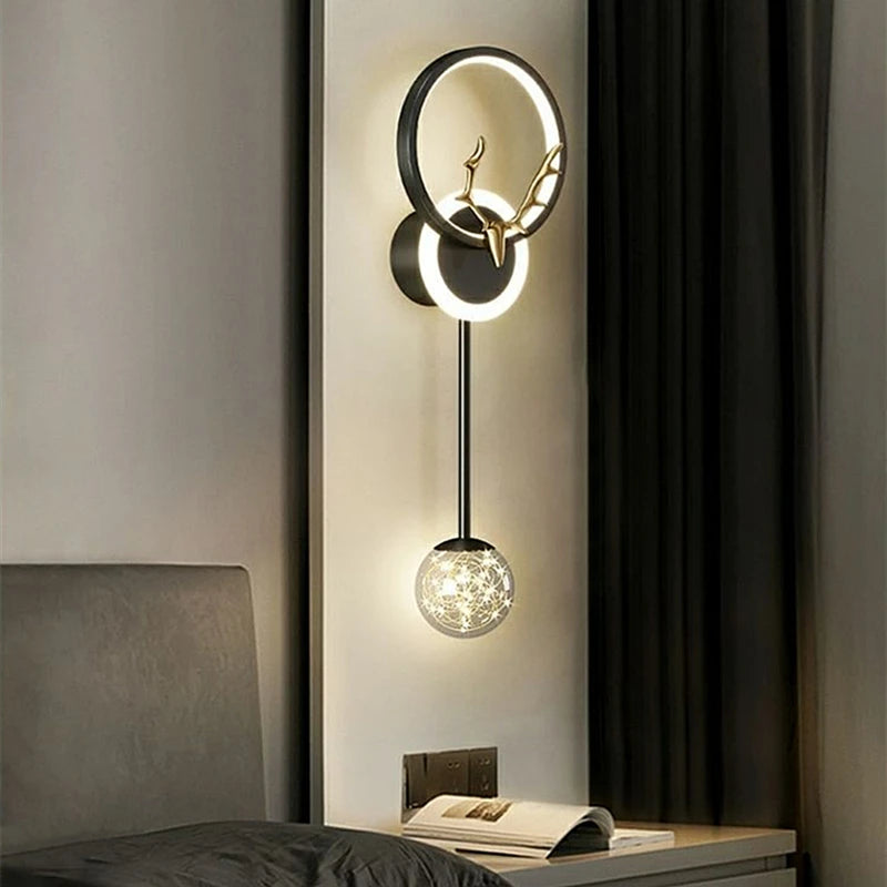Wall Light Modern Living Room Decor Bedroom Led Lights Lamps Tokio Hotel Lamp Bedside Table Home Decoration Lighting for Dining