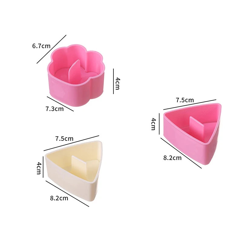 1PC Portable Rice Ball Maker Onigiri Mould Japanese Bento Rice Mold Maker Kit Non Stick Rice Mould For Kid Lunch Kitchen Gadgets