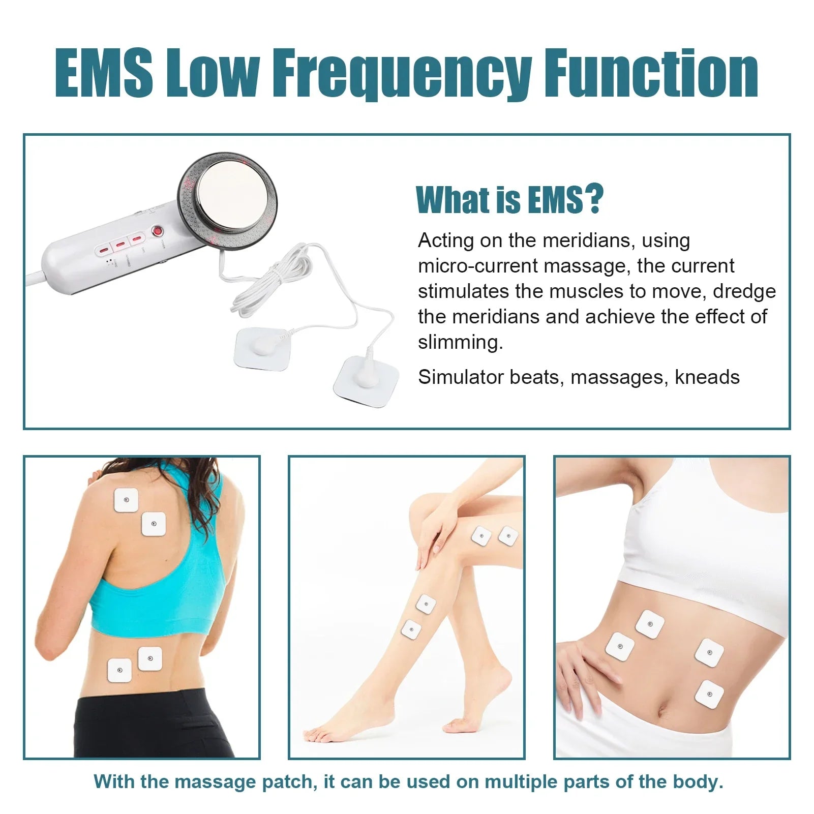 EMS Body Slimming Massager Ultrasonic Cavitation Weight Loss Machine Anti Cellulite Fat Burner Electric Infrared Slimming Machin