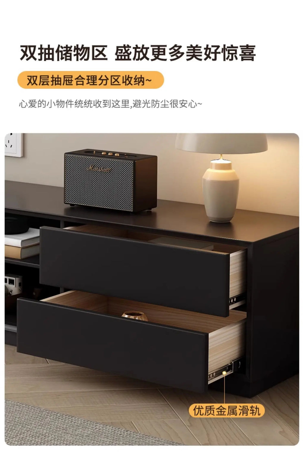 Modern Minimalist Tv Stand Aesthetic Premium Drawers Storage Tv Stand Luxury Glamour Mueble De Sala Modernos Home Furniture