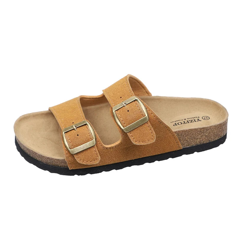 Summer Men Sandals Genuine Leather Mens Casual Shoes Outdoor Men Leather Sandals for Men Beach Shoes Roman mens Shoes