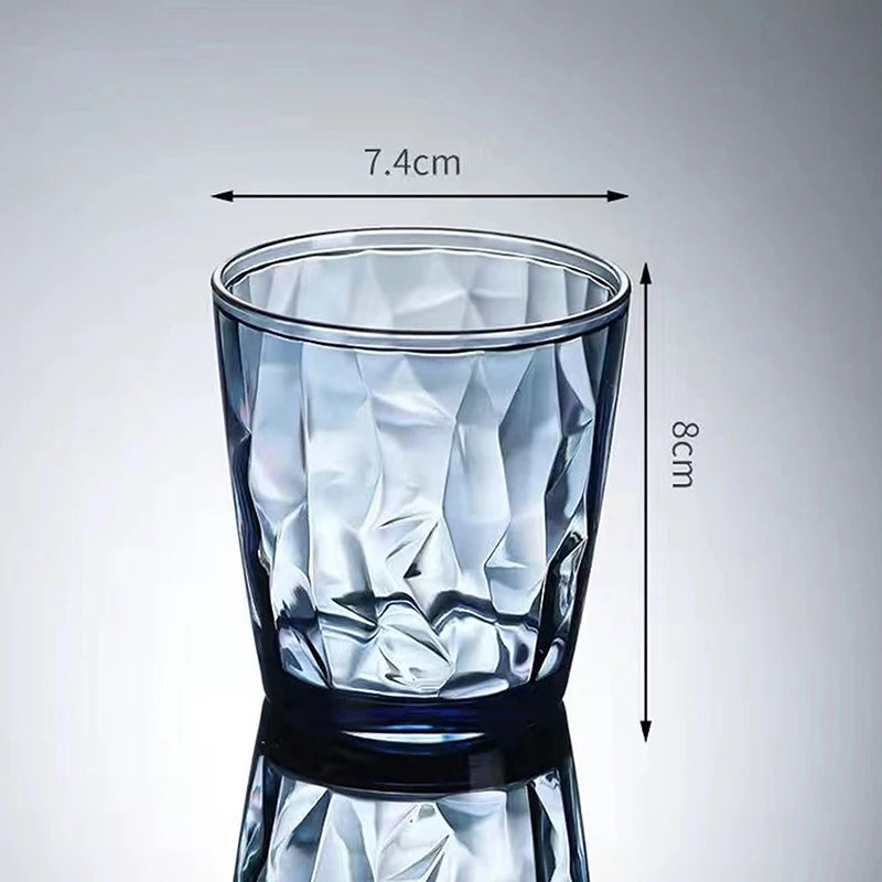 Acrylic Drinking Glasses Shatterproof Water Tumblers Unbreakable Reusable Beer Champagne Cup Dishwasher Safe For Party