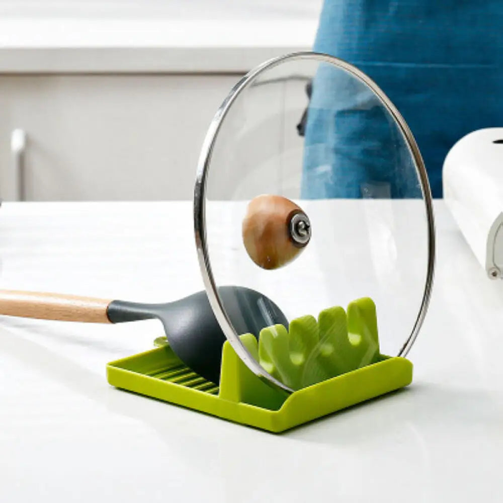 Kitchen Spoon Rest Kitchen Organizer for Fork Spatula Rack Spoon Holder Stand Tableware Storage Rack for Spoon Pot Lid Holder