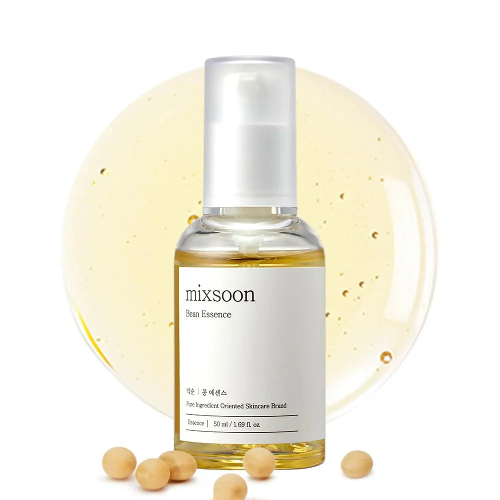 Mixsoon Bean Essence & Cream - Repair Damage Anti-aging Fade Spots Thick And Moist Moisture Mild and Smoothing Korean Skincare