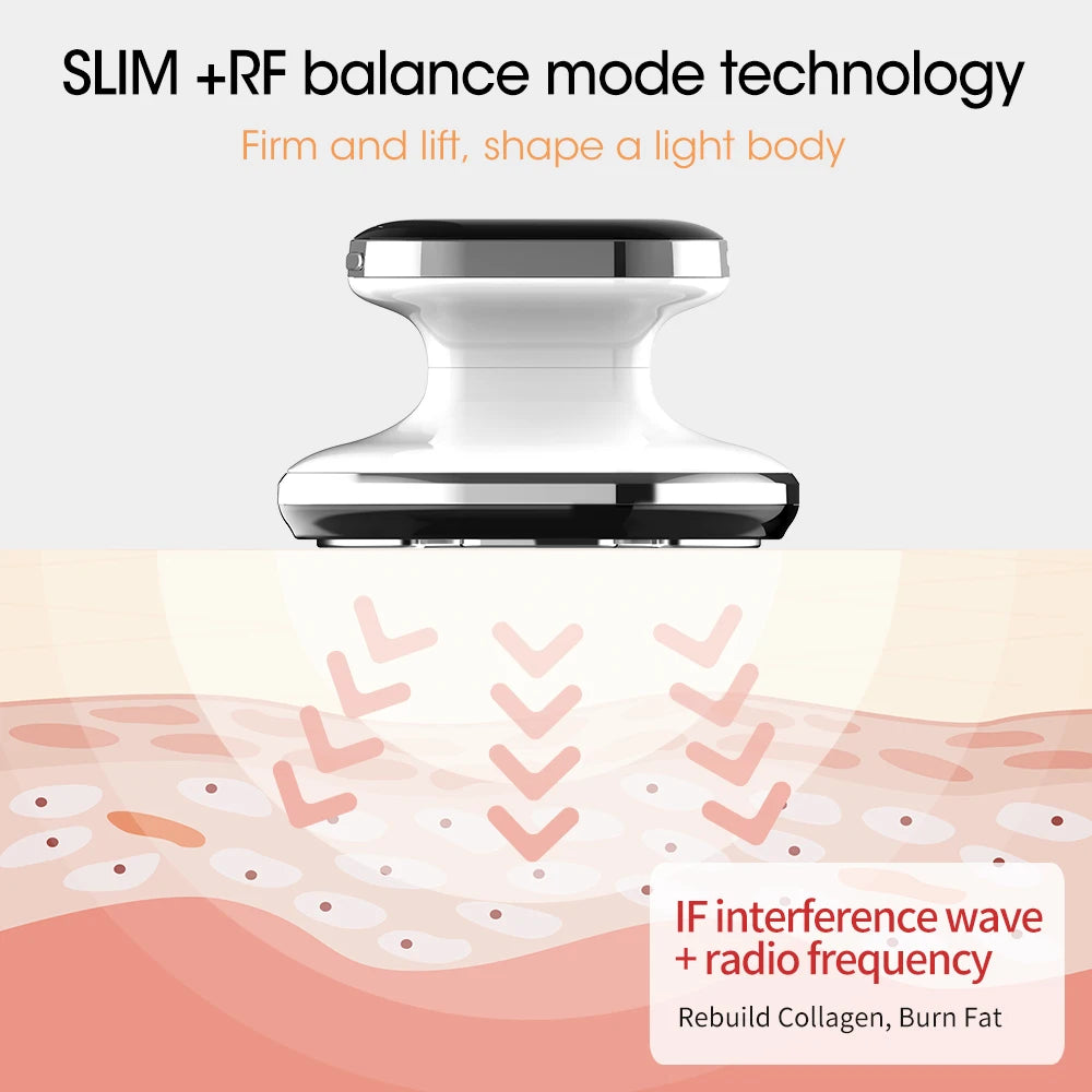 4 Modes Cellulite Massager Body Sculpting Machine Electric Fat Burner Body Slimming Weight Loss Skin Lifting Beauty Care Device