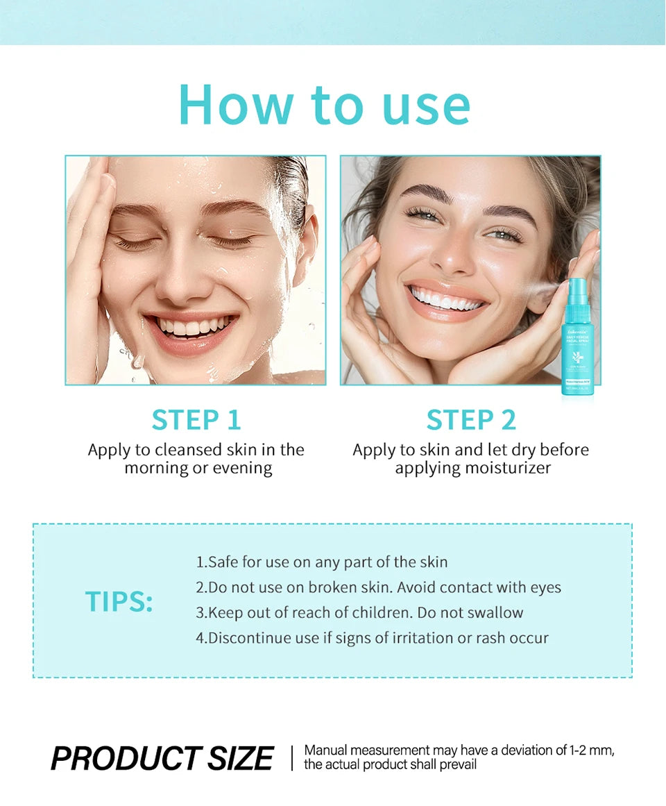 Calming Rescue Facial Spray For Sensitive Skin Hypochlorous Acid Spray Helps Reduce Redness Breakouts Soothing Balancing Spray
