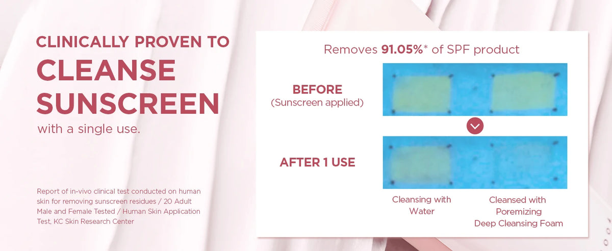 SKIN1004 Poremizing Deep Cleansing Foam Korean Face Cleanser Pink Salt Gentle Exfoliate Soothing Centella Asiatica Face Cleanser