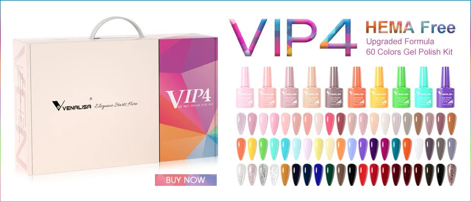 Venalisa Nail Gel Polish Fall Nail TPO FREE Long Wear Semi Permanent Soak Off UV LED Gel Nail Polish Gel Lacquer