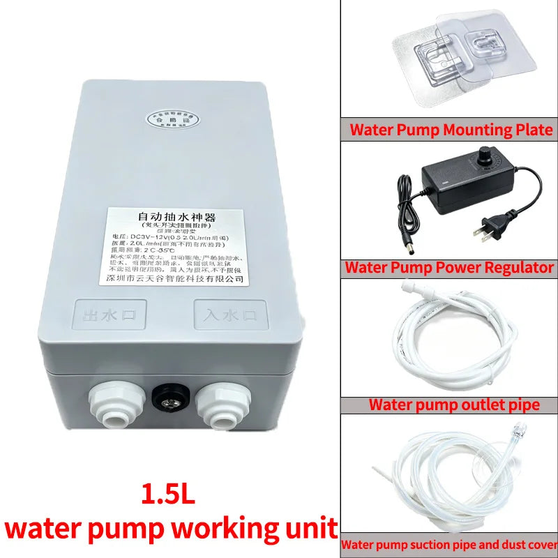12V Electric Water Pump Automatic Suction Pump Faucet Outdoor Camping RV Kitchen 1.5-2.5 L/min