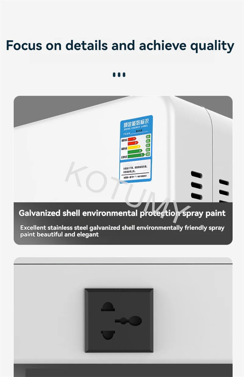 Voltage Stabilizer 220V Automatic Household High-Power 15kw Pure Copper Low-Voltage Air Conditioner Special Voltage Regulator