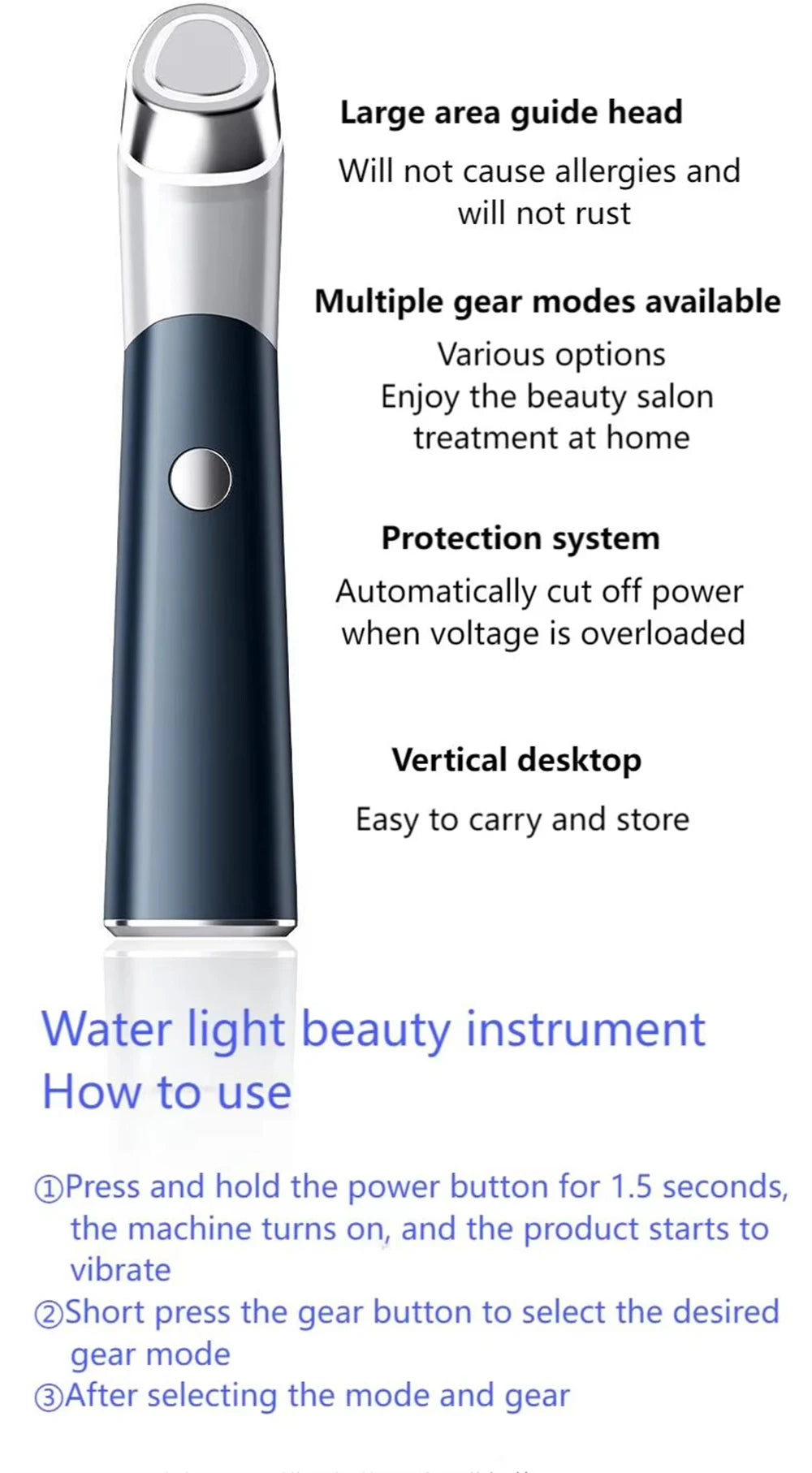 NEW Multifunctional Facial Skin Care Beauty Massager Electric Facial Massage Device Clean Face Skin Rejuvenation Lifting Tighten