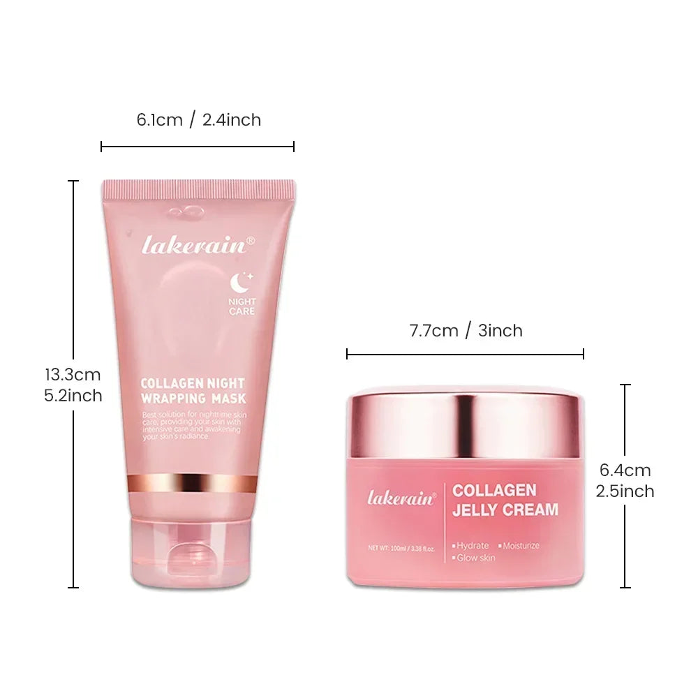 Jelly Mask for Facial Professional Face Mask Skin Care Hydrated Nourished Collagen Wrapping Peel Off Facial Mask
