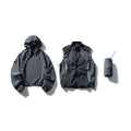 Coat + Vest Sets Varsity Jacket Men Outdoor Techwear Fashion Casual Track Hooded Sunscreen Cape Jacket Vest Women Cycling Coat