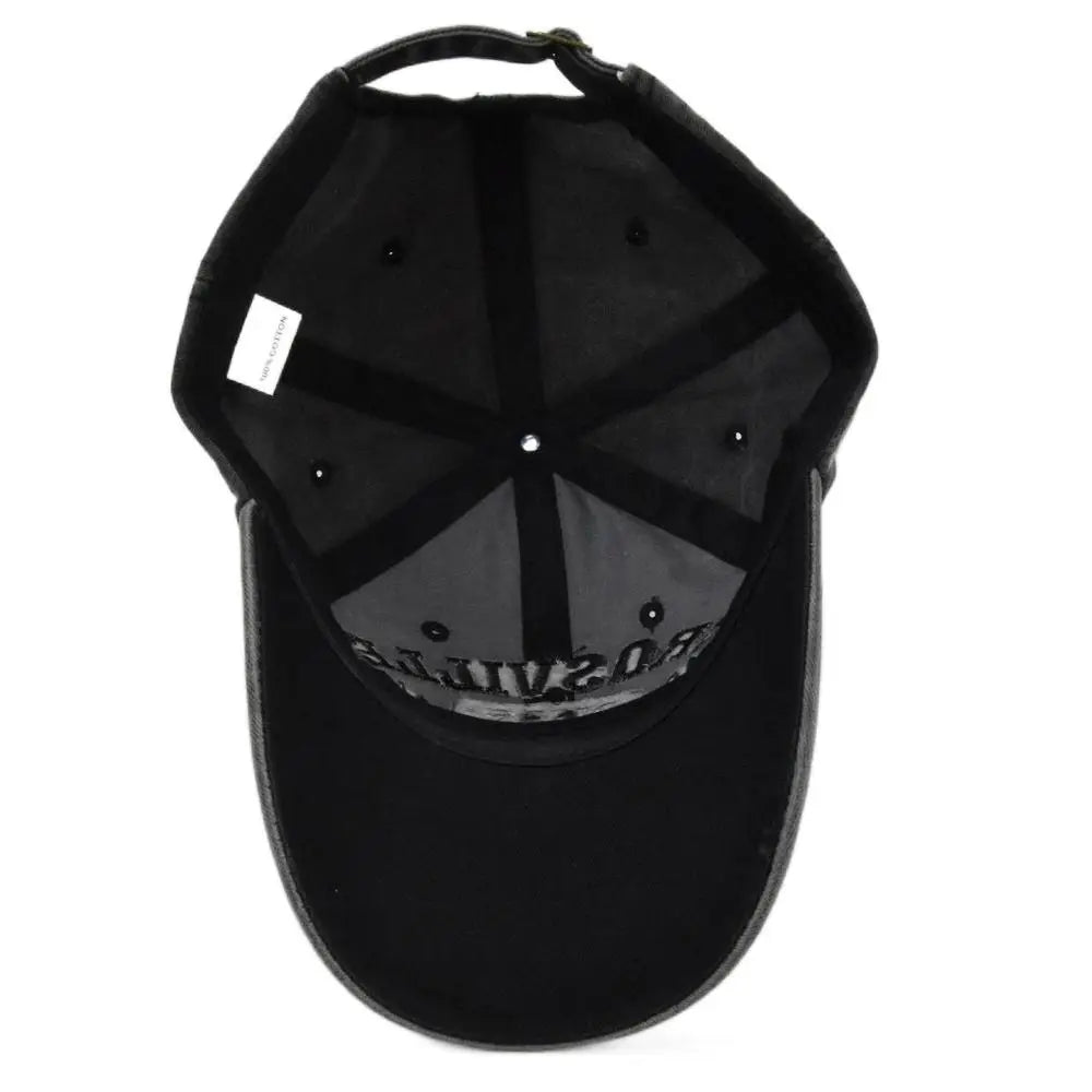 Fashion Hip Hop NYS Patch Embroidery Baseball Caps Adjustable Frayed Denim Sunscreen Hats Vintage Snapback Dad Hat for Men Women