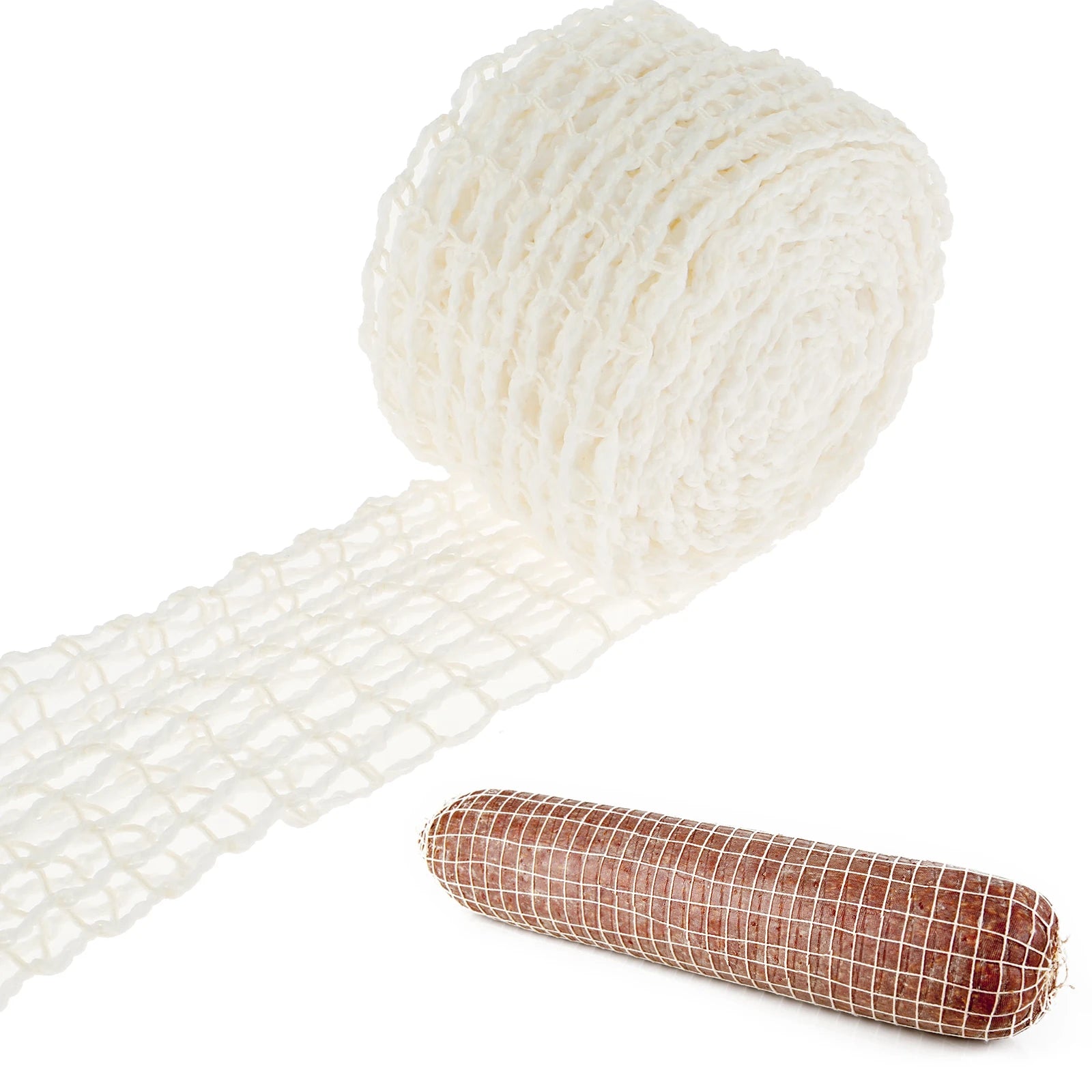 10M Meat Netting Ham Sausage Roll Net Smoked Meat Poultry Butcher's Strings Bacon 18 Hole Packaging Cooking Tool Kitchen Gadgets