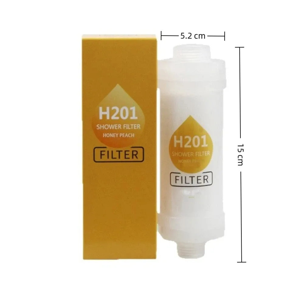High Pressure Vitamin C Shower Head Filter Bathing Skincare Spa Grade Shower Scented Filter Impurities Anti-scaling