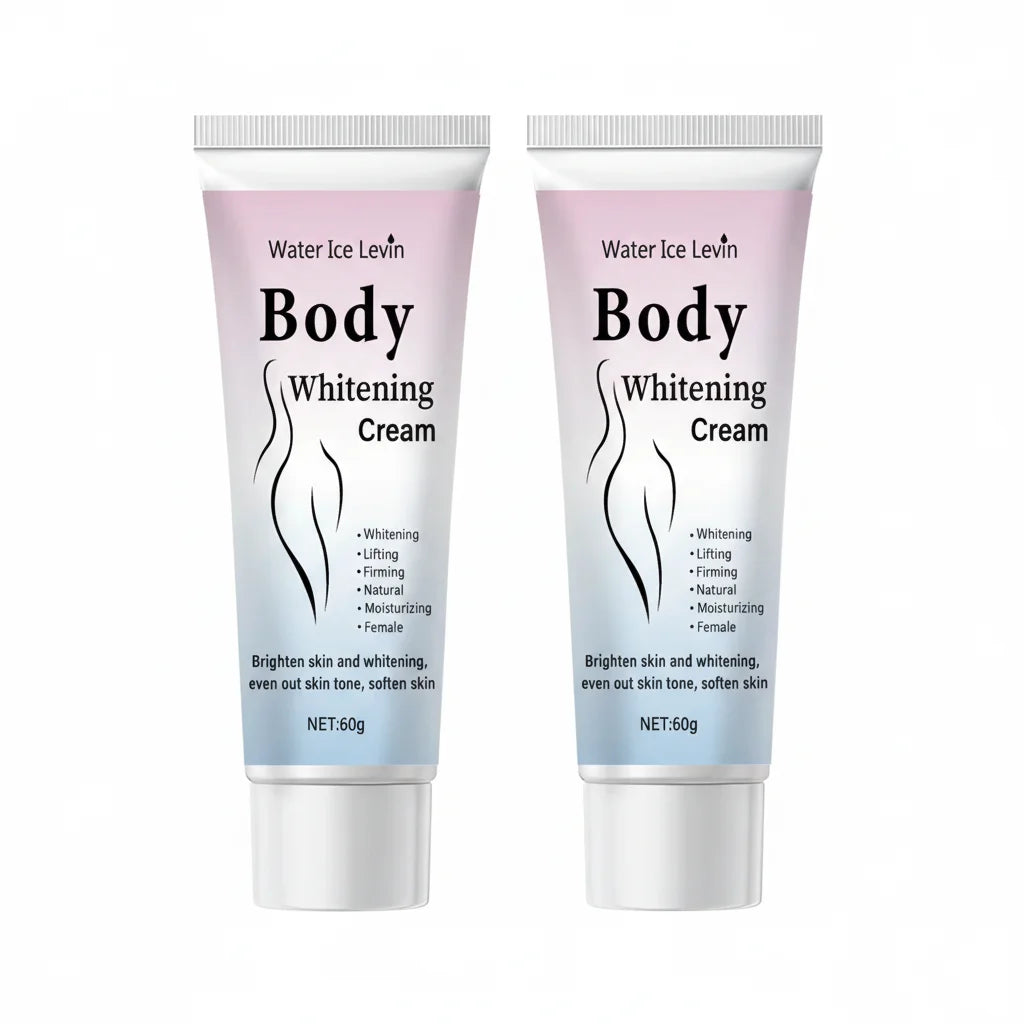Body Whitening Cream 1+1 Pack 60g Collagen Niacinamide Hyaluronic Acid Vitamin C Brightening Moisturizing Firming Cheap Deal