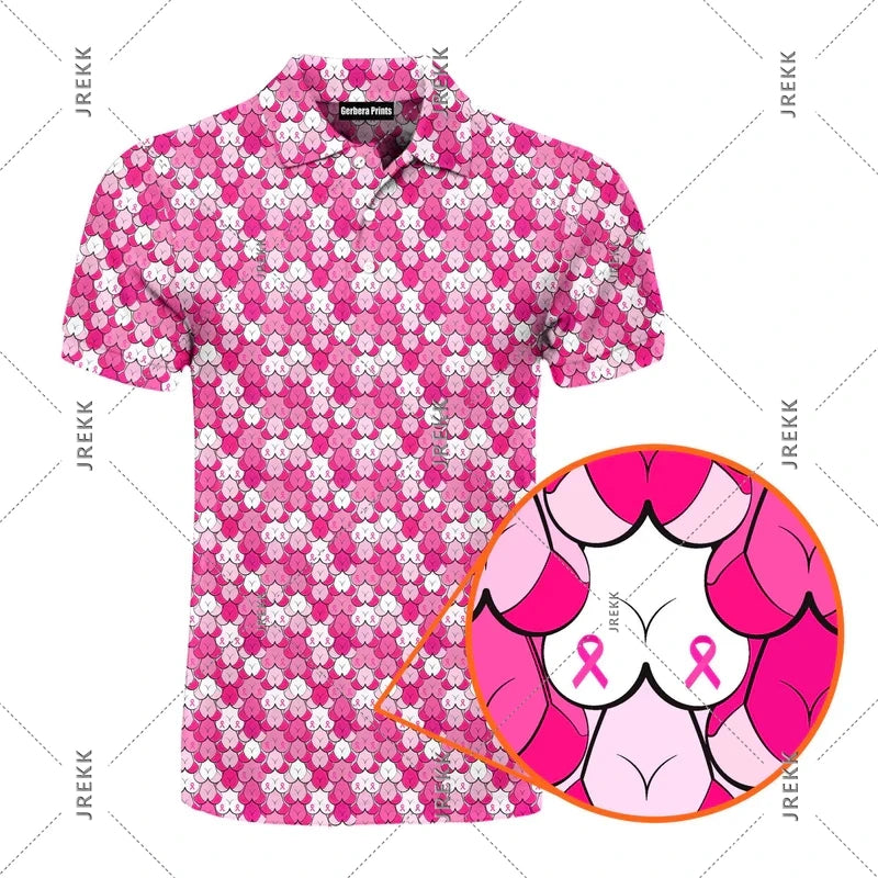 Sexy Full Print Humour Polo Shirt Men Hip Hop Street Personality Short Sleeve Button Golf Shirts Summer Carnival Party Funny Top