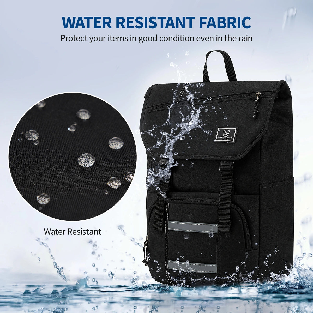 OIWAS Waterproof Backpack for Daily Travel Suitable for Everyday Outings