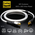 HiFi Cat8 Network Cable 40Gbps 2000MHz RJ45 Network Patch Cable 8n OCC CAT Ethernet Speed Lan Line Apply to Computers Notebooks