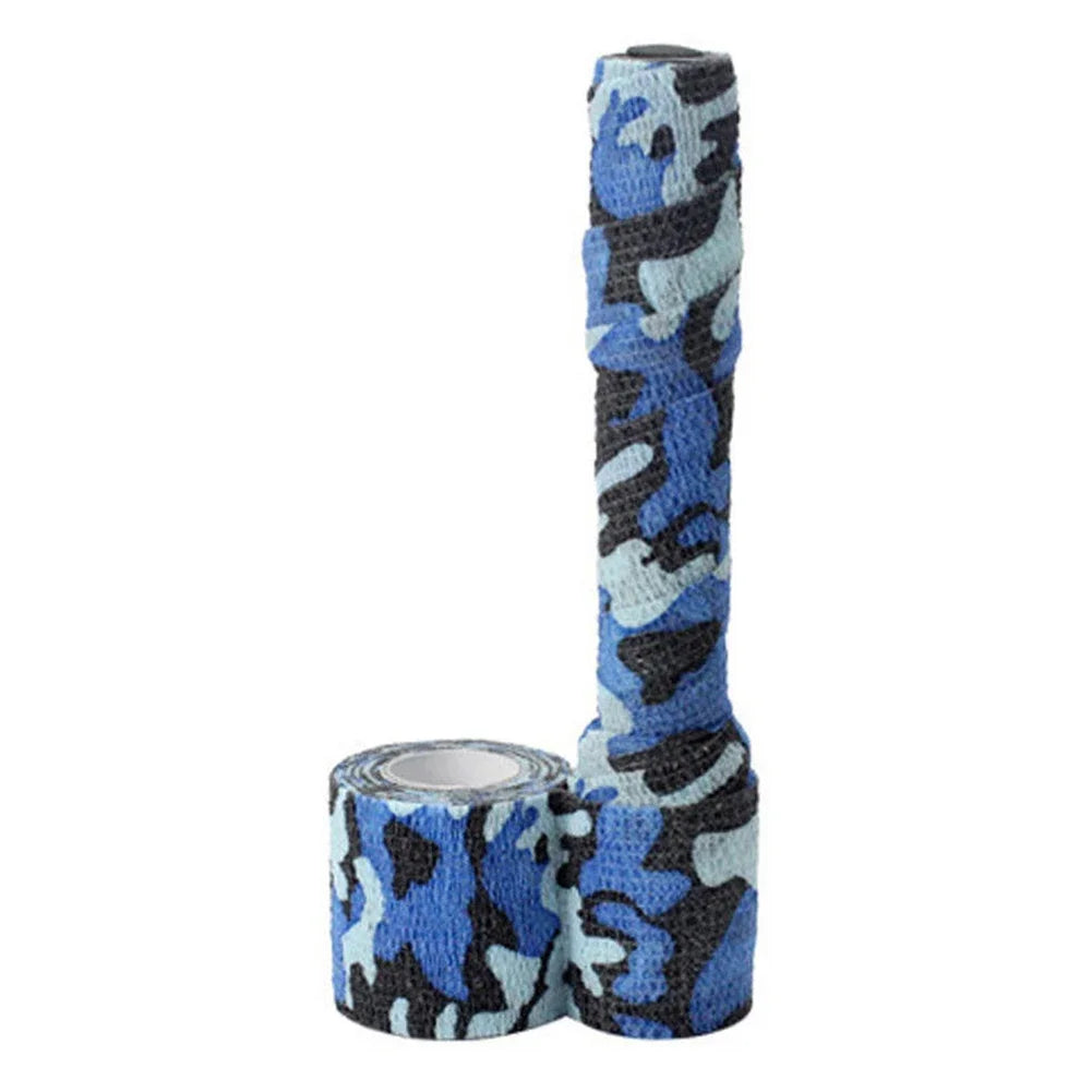 Elastic Wrap Tape  Adhesive Outdoor Hunting Camouflage Stealth Tape Waterproof Wrap Durable Self Adhesive Elastic Bandage