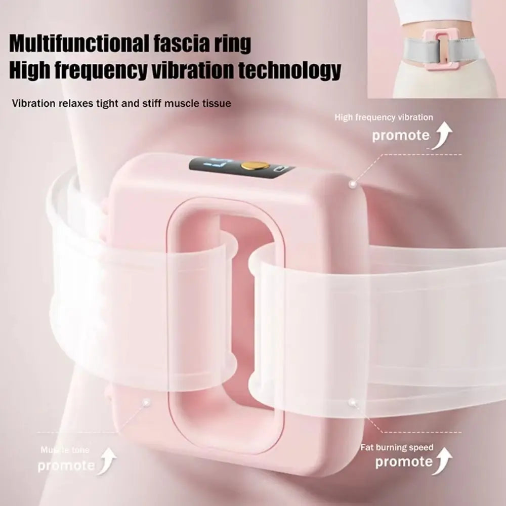 Portable Electric Fascia Massage Ring Ergonomic Adjustable Speed Electric Body Slimming Machine Low Noise Fat Burning